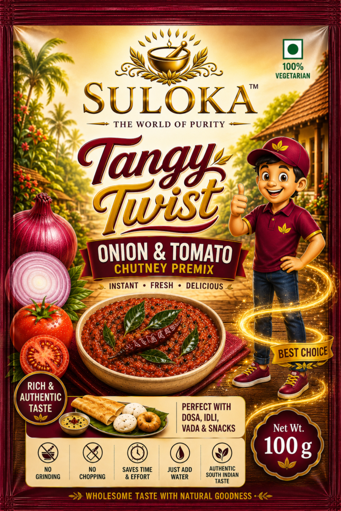 SULOKA TANGY TWIST ONION & TOMATO CHUTNEY PREMIX