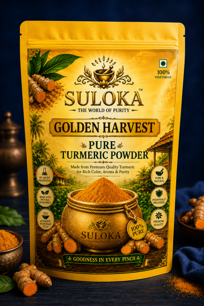 Golden Harvest – Pure Turmeric Powder
