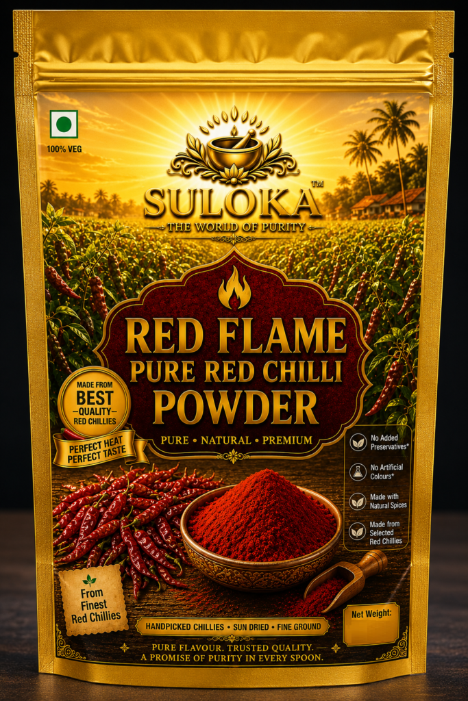 SULOKA RED FLAME PURE RED CHILLI POWDER
